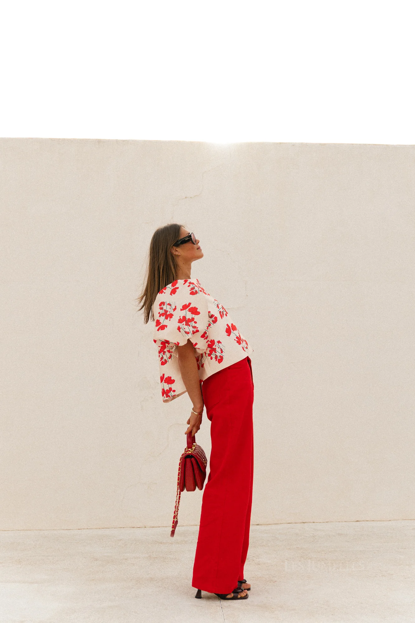 Charlotte blouse Viola print ecru - Image 4