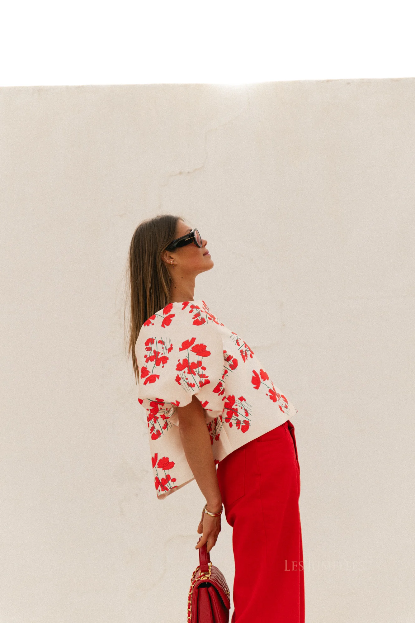 Charlotte blouse Viola print ecru - Image 5