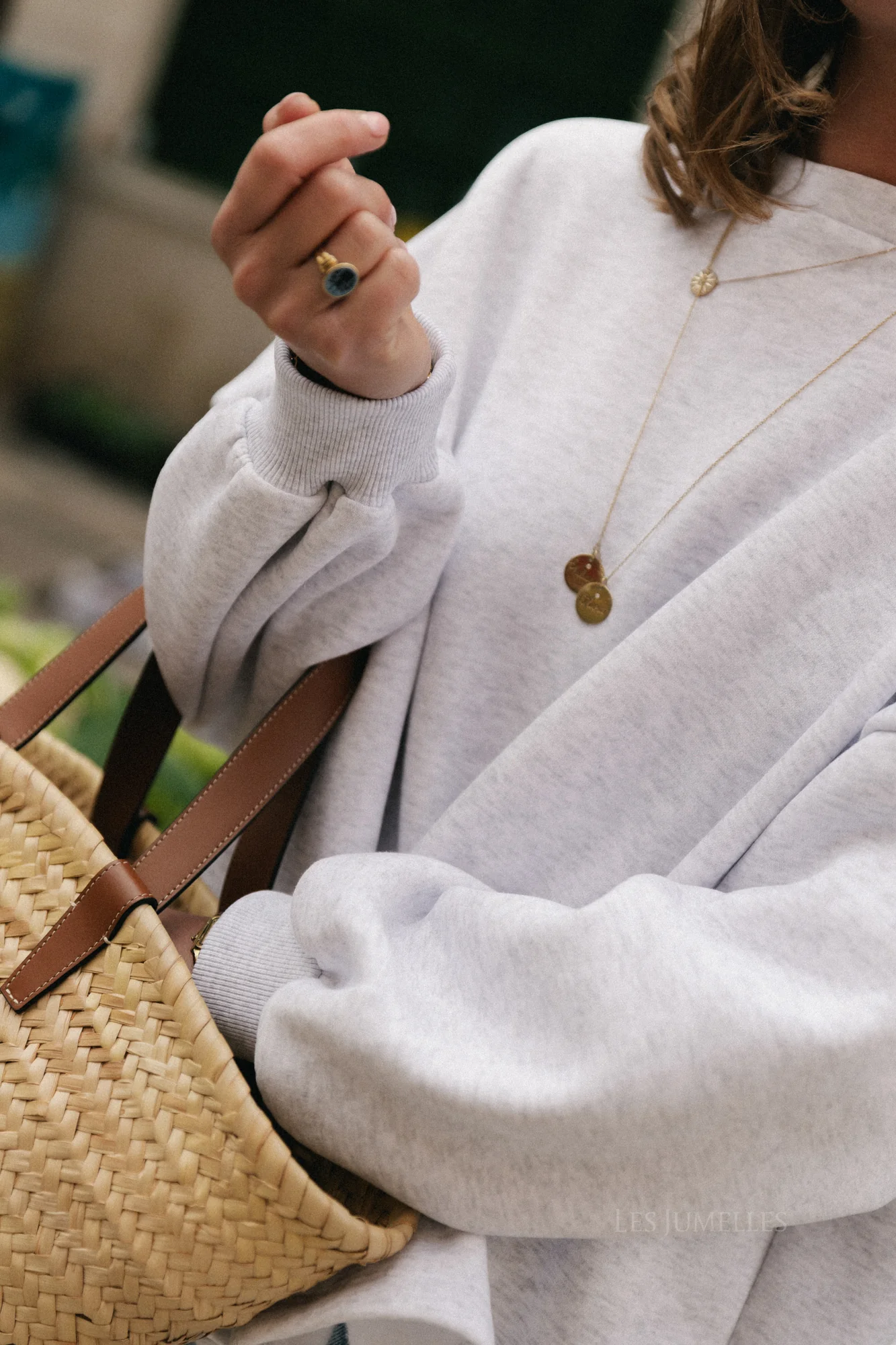 Embroidered MOMMY sweater grey - Image 4