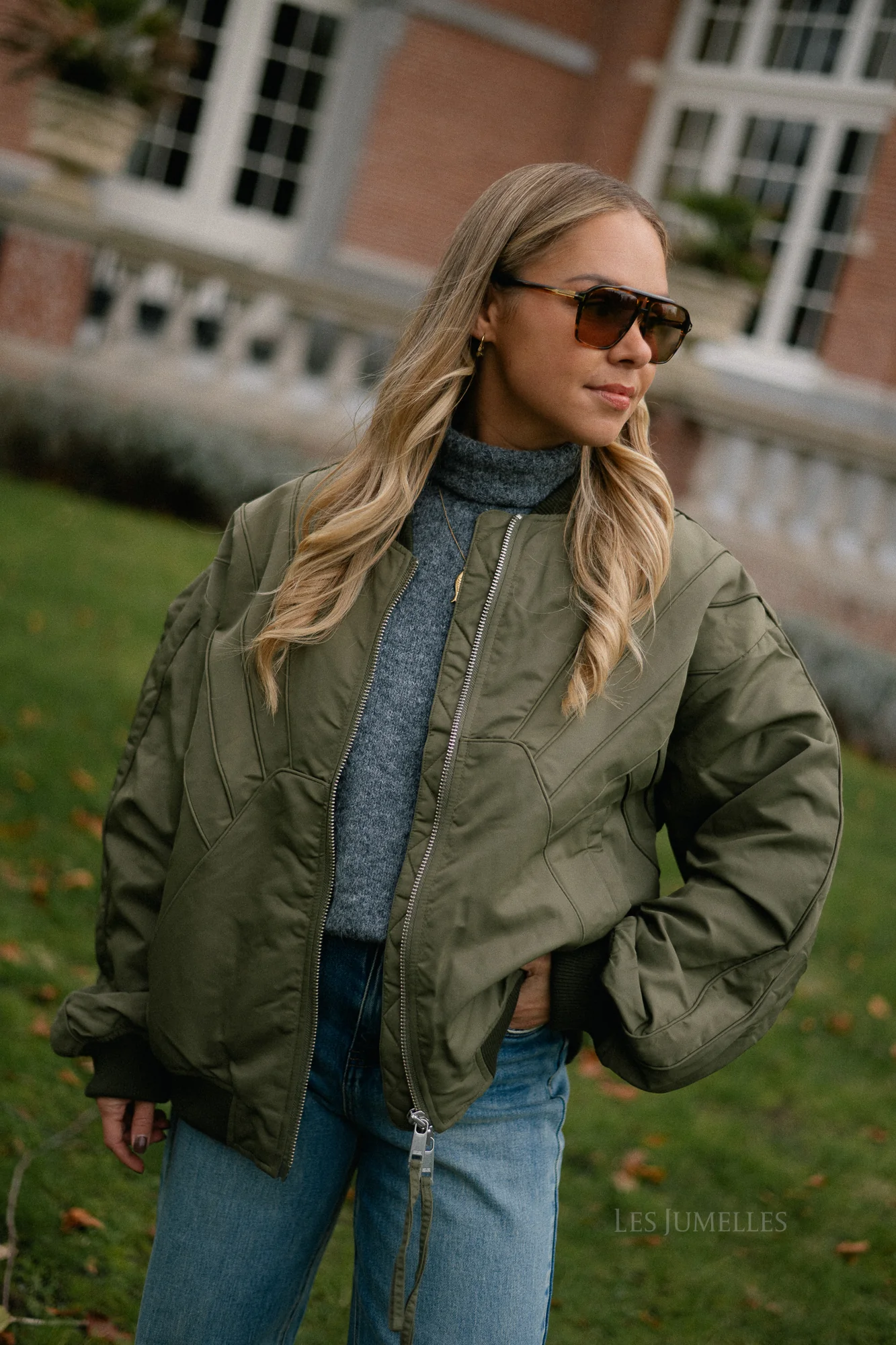 GZAurora bomber dusky green - Image 9