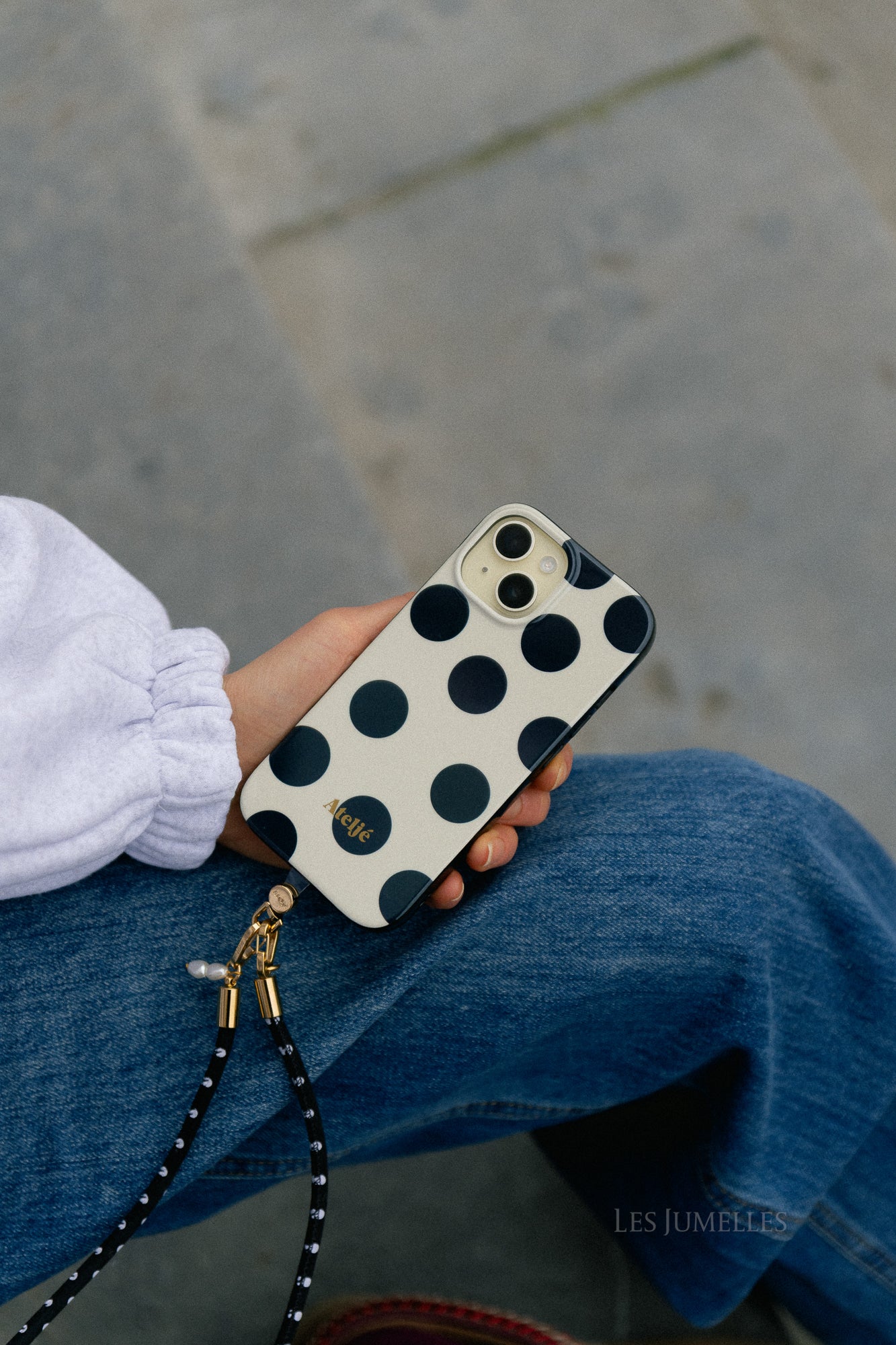 Ivory polka dot Iphone case - Image 4