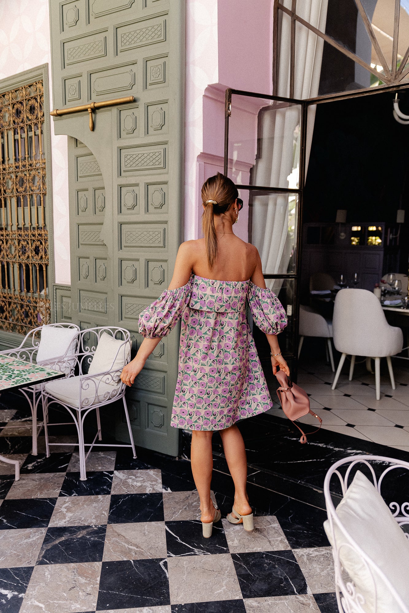 Maddie short printed dress multicolor - Image 4