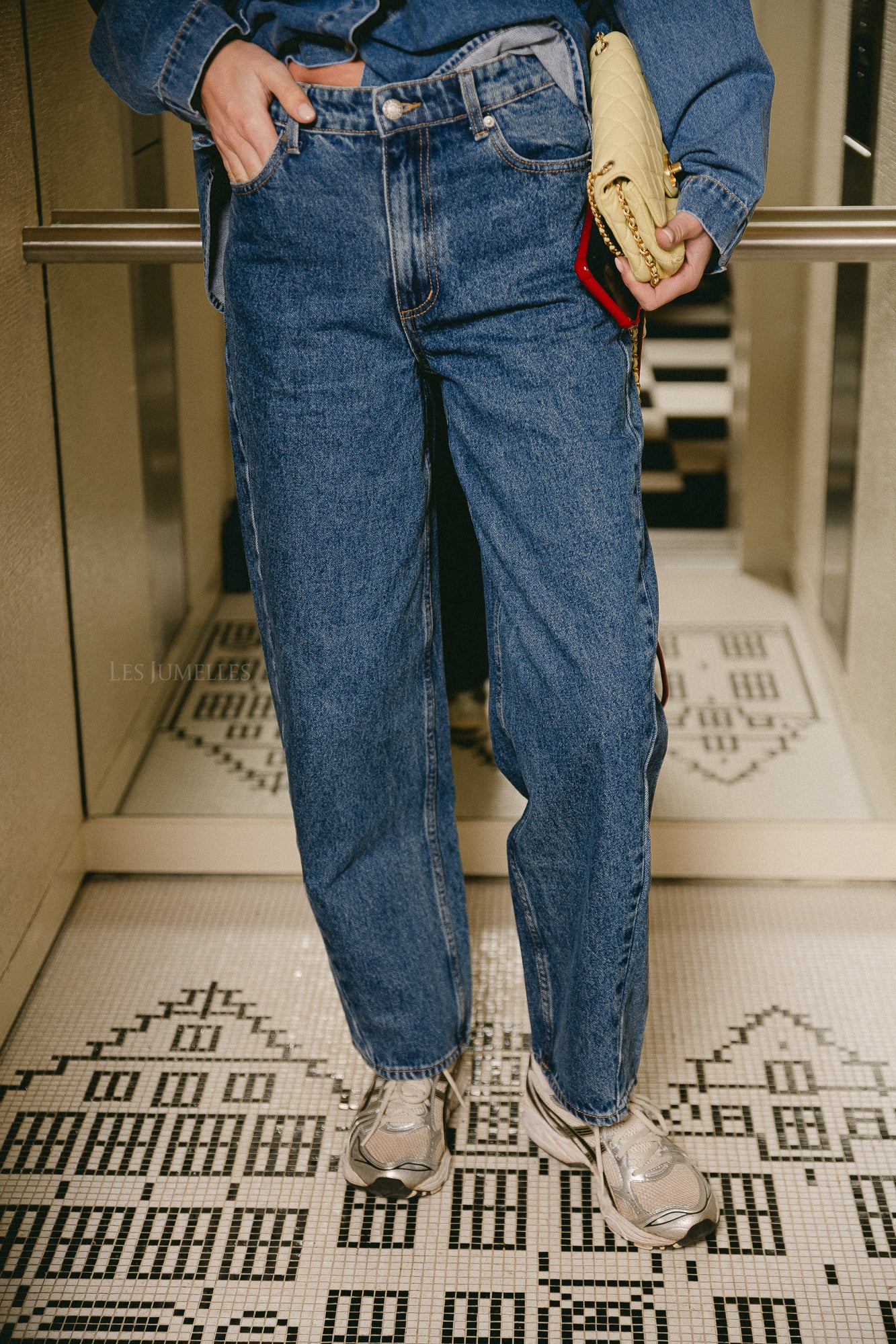 Mathilda denim trousers vintage blue - Image 7
